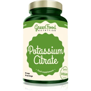 GreenFood Nutrition Potassium Citrate kapsle pro normální činnost nervové soustavy 90 cps