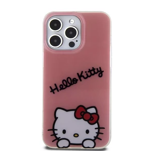 Zadní kryt Hello Kitty IML Daydreaming Logo pro Apple iPhone 15 Pro Max, růžová