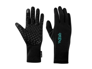 Rab Power Stretch Contact Grip S, black Dámské rukavice