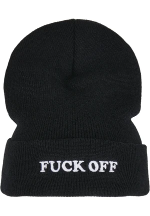 Fuck Off Beanie Black/White