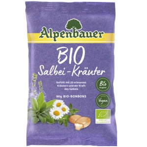 ALPENBAUER Přírodní bonbóny šalvěj a bylinky BIO 90 g