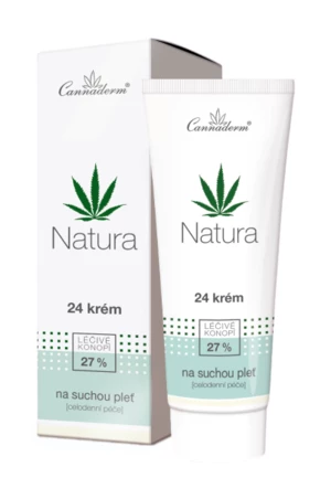 Cannaderm Natura 24 krém na suchou pleť 75 g