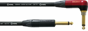 Cordial CSI 3 RP Silent Negro 3 m Recto - Acodado Cable de instrumento