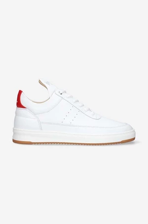 Kožené sneakers boty Filling Pieces Low Top Bianco bílá barva, 10127791929