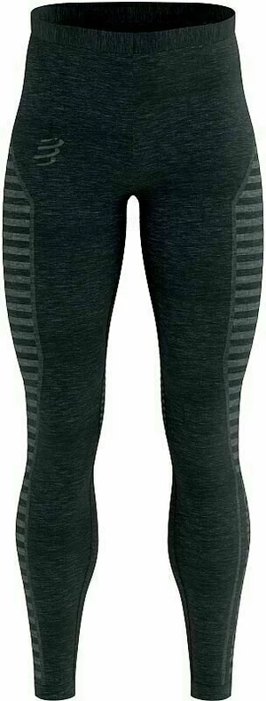Compressport Winter Run Legging Black L Pantalones/leggings para correr