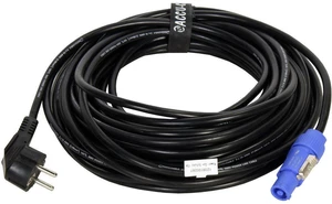 Accu Cable Power Con Schuko Noir 15 m