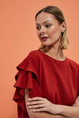 Ruffled blouse
