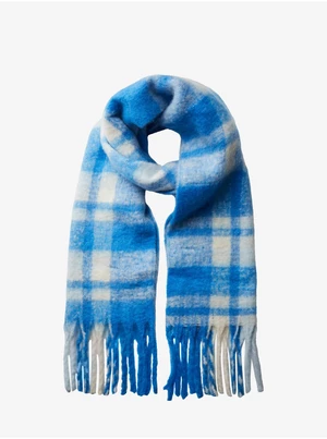 Blue Women's Plaid Scarf Pieces Julieta - Women