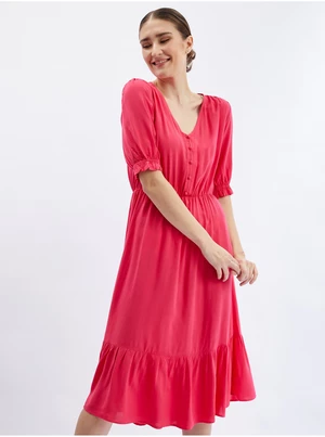 Orsay Tmavě růžové dámské šaty - Dámské