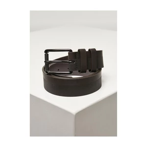 Base strap made of imitation leather brown