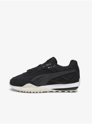 Puma Blktop Rider Femme Black Suede Sneakers - Women