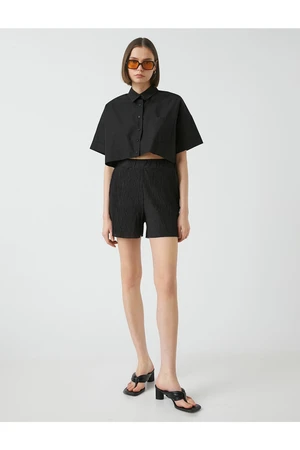 Koton Short Shorts with Elastic Waist.