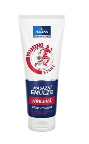 Alpa Masážní emulze hřejivá 210 ml