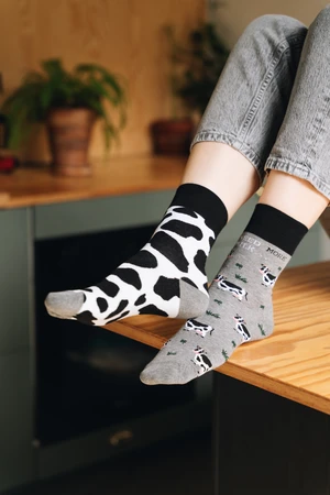 Socks Milk 078-A040 Melange Grey Melange Grey