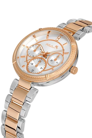 Polo Air Women's Wristwatch Silver to Copper Color
