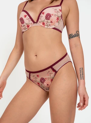 Pink Flowered Bra DORINA - Women