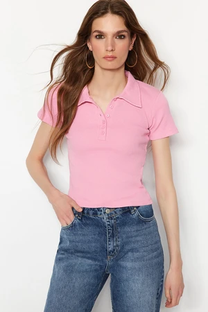 Polo da donna Trendyol Corduroy