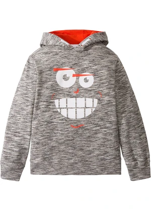 Mikina s kapucňou a potlačou
