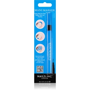 Nails Inc. Mani Marker ozdobný lak na nechty v aplikačnom pere odtieň Blue 3 ml