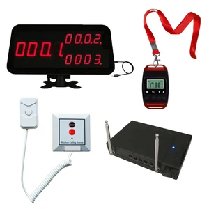 Electronic Wireless Nurse Patient Call Button Bell Service System for Hospital Clinic