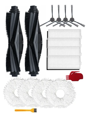 Main brush Filter Side brush For Ecovacs Deebot N9 + Plus Robot Vacuum Cleaner Washable Mop Mopping Cloths Accessories