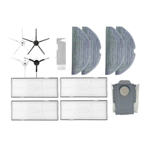 For Roborock S8 / S8+ / S8 Pro Ultra Accessory Of HEPA Filters Main / Side Brush Mop Dust Bag Robot Vacuum