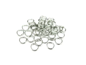 300pcs Round Open Jump Rings, Earring Charms, Shine Silver, 6x0.8mm, Link Chain Connector, Jewelry Making RP038