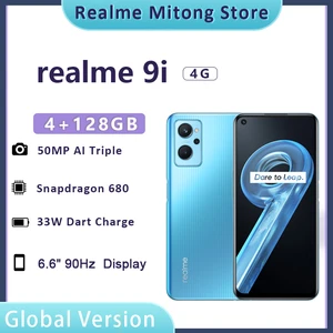 realme 9i 50mp Ai Triple Camera 6.6" 90hz Snapdragon 680 Processor Core 33w Dart Charge 5000mah Battery Global version