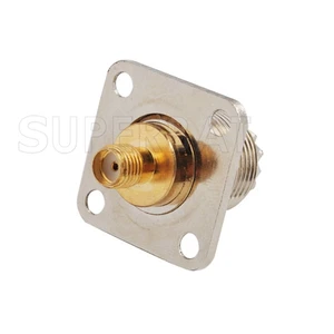 Superbat Walkie-talkie Radio Antenna Adapter SMA-UHF Adapter SMA Jack to UHF SO239 Female Panel Mount British Version Connector