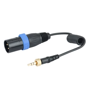 2X Saramonic Locking Type 3.5Mm To 3.5Mm TRS To XLR Male Microphone Output Universal Audio Cable For Wireless Receivers