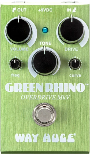 Dunlop Way Huge Smalls Green Rhino Efecto de guitarra