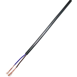 TRU COMPONENTS 93030c517 pripojovací kábel/vodič  2 x 1.00 mm² čierna 10 m