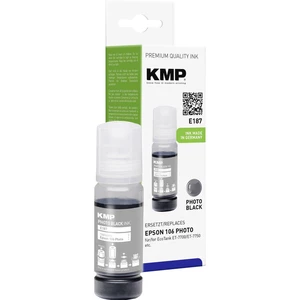 KMP Ink refill náhradný Epson 106, 106 EcoTank, T00R1, C13T00R140 kompatibilná  foto čierna E187 1644,0040
