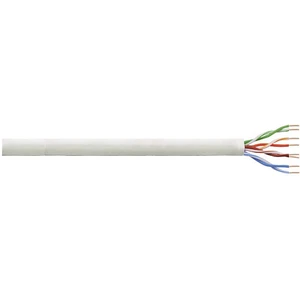 LogiLink CPV0035 sieťový kábel ethernetový CAT 6 U/UTP 4 x 2 x 0.205 mm² sivá 100 m