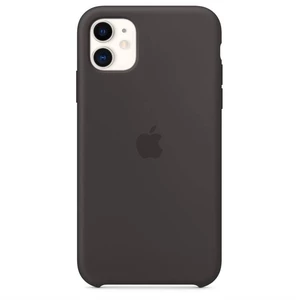 Kryt na mobil Apple Silicone Case pre iPhone 11 (MWVU2ZM/A) čierny zadný kryt na mobil • pre telefóny Apple iPhone 11 • materiál silikón