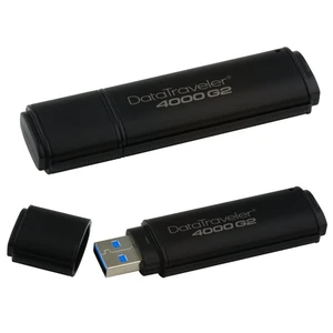 Kingston DT4000 G2 FIPS 140-2, Level 3 USB kulcs, 8 GB, Olvasási sebesség: 165 MB/s írási sebesség: 22 MB/s