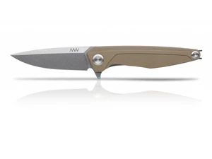 Zavírací nůž ANV® Z300 G10 Liner Lock - Olive Green rukojeť, šedá čepel - Stone Wash (Barva: Olive Green, Varianta: Šedá čepel - Stone Wash)