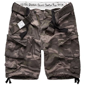 Kraťasy RAW VINTAGE SURPLUS® Division Shorts – Black Camo  (Barva: Black Camo , Velikost: M)