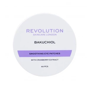 Revolution Skincare Bakuchiol Smoothing Eye Patches 60 ks maska na oči pro ženy na všechny typy pleti; proti vráskám; zpevnění a lifting pleti