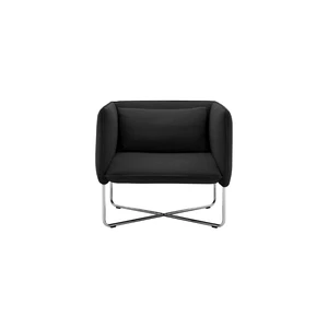 Antracitovosivé kreslo Softline Groove
