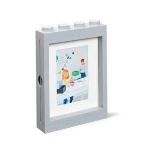 Sivý rámček na fotku LEGO®, 19,3 x 26,8 cm