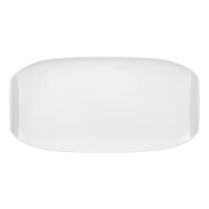 Biely hranatý porcelánový tanier Villeroy & Boch Urban Nature, 50 x 25 cm
