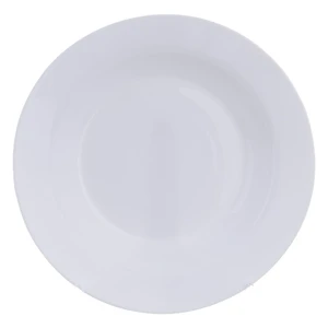 Biely sklenený hlboký tanier Orion Grangusto, 29 cm