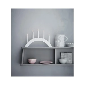 Biely svietnik Markslöjd Alte, dĺžka 40 cm
