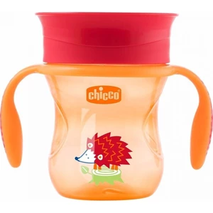 Chicco Hrneček 360 s držadly 200 ml oranžový