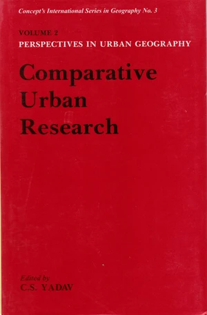 Perspectives In Urban Geography Comparative Urban Research Volume-2