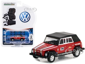 1974 Volkswagen Thing (Type 181) 74 Red "BAJA Thing" "Club Vee V-Dub" Series 15 1/64 Diecast Model Car by Greenlight