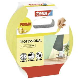 tesa Professional 56212-00000-02 maliarska krycia páska  žltá (d x š) 50 m x 25 mm 2 ks