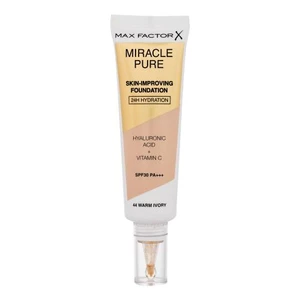 Max Factor Miracle Pure Skin-Improving Foundation SPF30 30 ml make-up pre ženy 44 Warm Ivory na veľmi suchú pleť