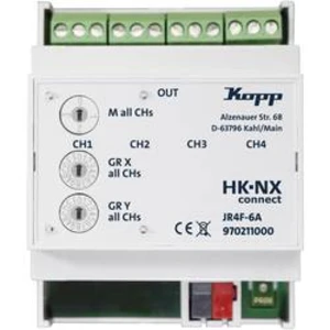 Žaluziový/roletový aktor Kopp HK NX JR4F-6A 970211000 4kanálový